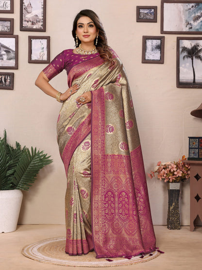 MoonPalav Party Wear Tissue Saree Moonpalav