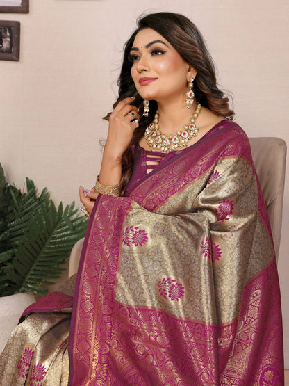 MoonPalav Party Wear Tissue Saree Moonpalav