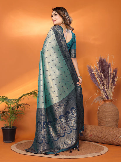 MoonPalav Classic Tissue Silk Saree Moonpalav