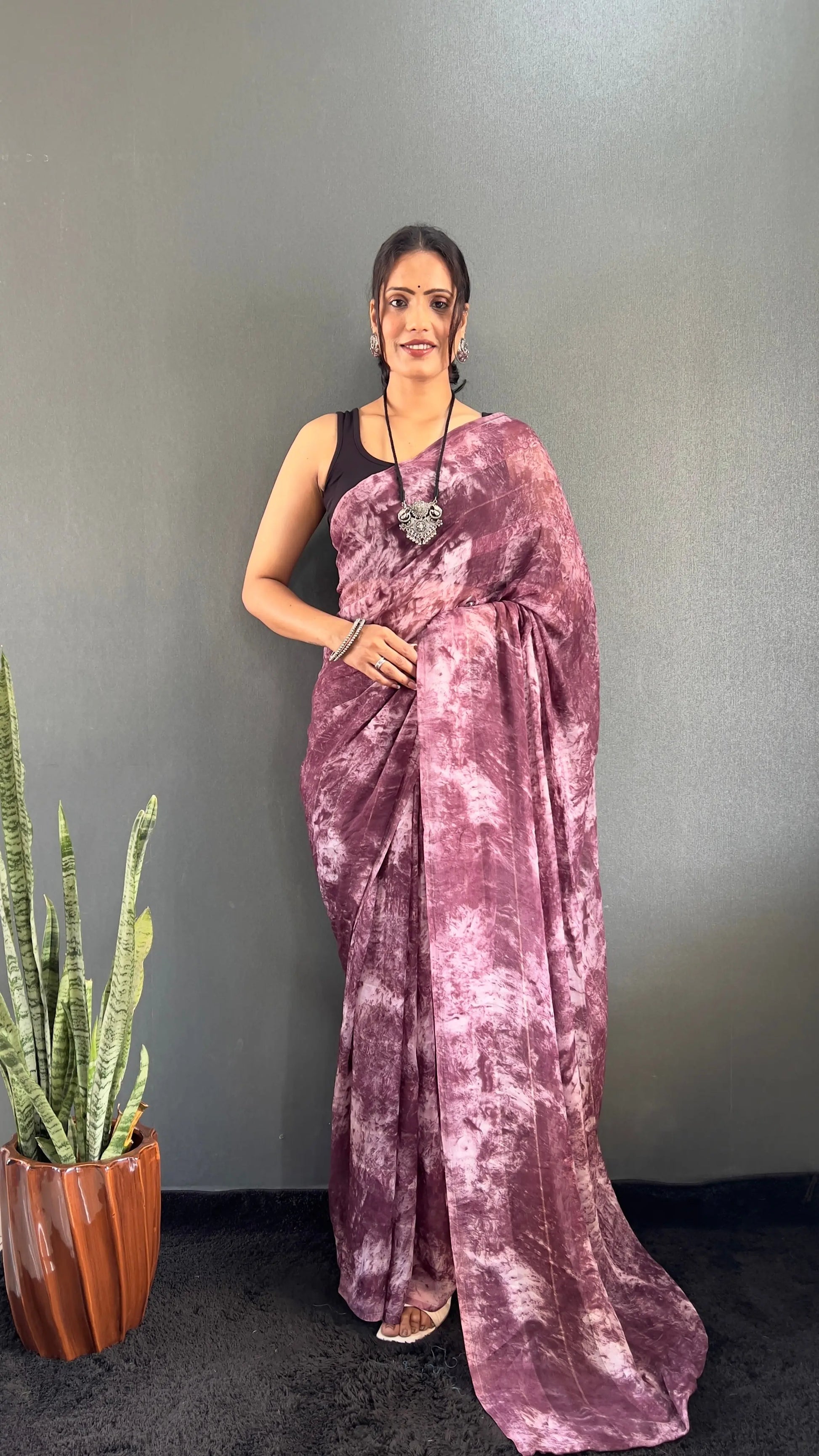 MoonPalav Ready To Wear Saree With Unstiched Blouse Moonpalav