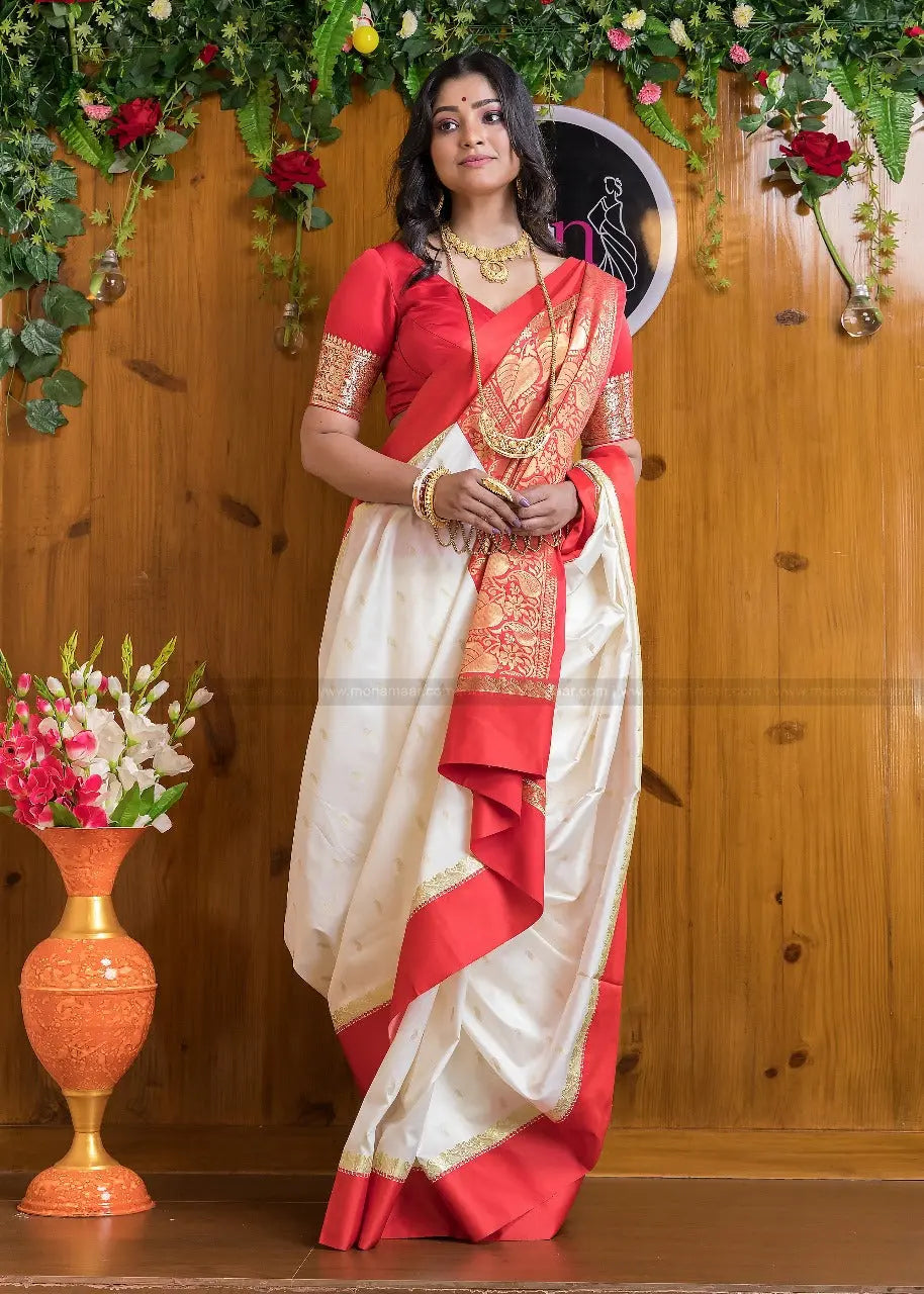 MoonPalav Graceful South Indian Silk Saree Moonpalav