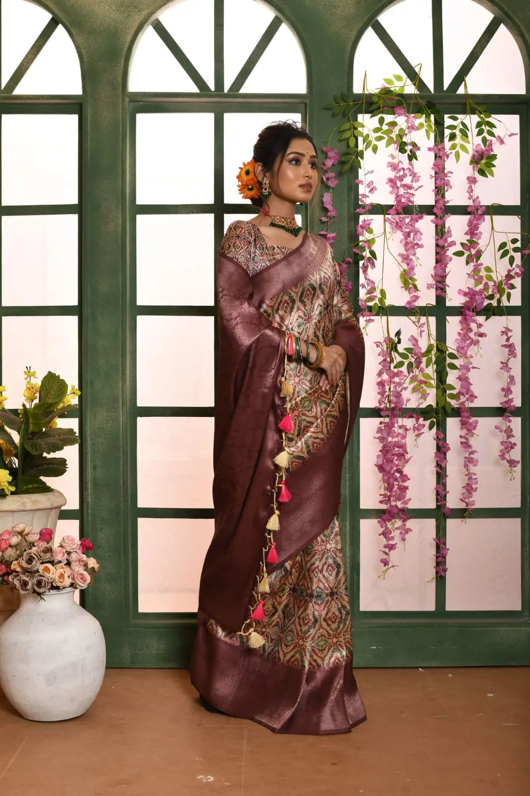 MoonPalav Timeless Elegance Banarasi Silk Saree Moonpalav boutique